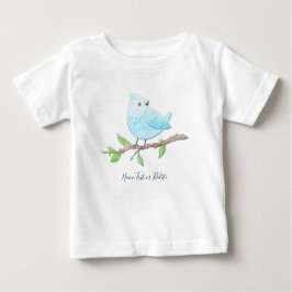青い鳥のベビーTシャツ ベビーTシャツ