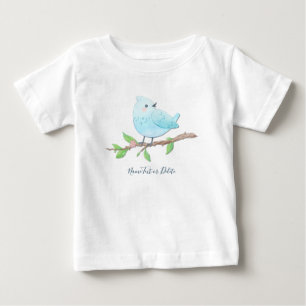 青い鳥のベビーTシャツ ベビーTシャツ