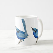 青い鳥のマグ コーヒーマグカップ (正面右)