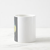 青い鳥の枝でのんびりアートマグ コーヒーマグカップ (中央)
