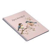 青い鳥の桜 ノートブック (右側)