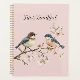 青い鳥の桜 プランナー手帳
