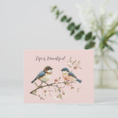 青い鳥の桜 ポストカード (スタンド正面)