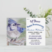 青い鳥の第1家の引っ越し祝いパーティーのパーティーの招待 招待状 (スタンド正面)