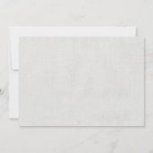 青い鳥の結婚式招待状 招待状 (裏面)