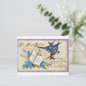 青い鳥の誕生日 ポストカード (スタンド正面)