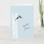 青い鳥はいつまでも一緒に カード (正面)