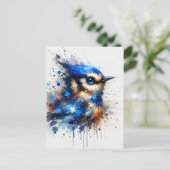 青い鳥ポストクロッシングはがき ポストカード (スタンド正面)