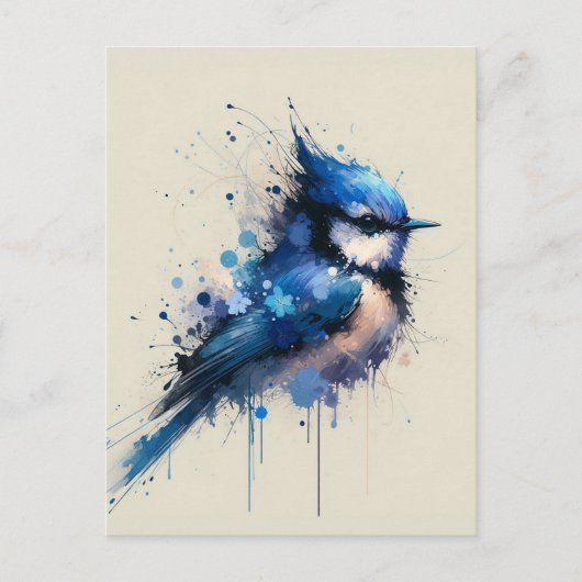 青い鳥ポストクロッシングはがき ポストカード (正面)