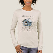 青い鳥小屋 トライブレンドTシャツ (正面)