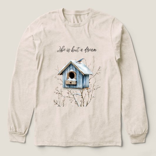 青い鳥小屋 トライブレンドTシャツ (デザイン正面)