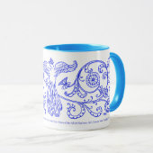 青い鳥:おとぎ話フランスののマグカップ マグカップ (正面右)