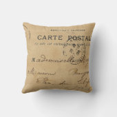 青い鳥，はがフランスのき，みすぼらしい上品な クッション (裏面)