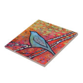 青い鳥 タイル (側面)