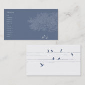 青い鳥-ビジネス 名刺 (正面/裏面)