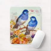青い鳥 マウスパッド (マウス)