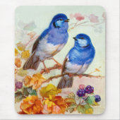 青い鳥 マウスパッド (正面)