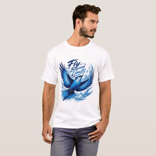 青い鳥 Tシャツ (正面フル)