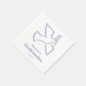 青い鳩の堅信 スタンダードカクテルナプキン (角)