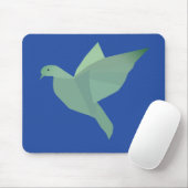青い鳩の鳥 マウスパッド (マウス)