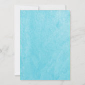 青い鳴動の赤ちゃんシャワービンゴゲーム 招待状 (裏面)