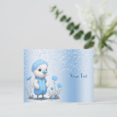 青い鴨のポストカード ポストカード (スタンド正面)