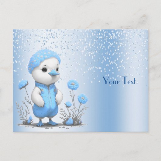 青い鴨のポストカード ポストカード (正面)