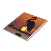 青い鷲のシルエット タイル (側面)