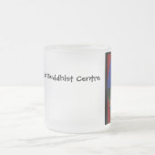 青い鷲の禅僧の中心のコーヒー・マグ フロストグラスマグカップ (中央)