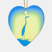 青い鷲 セラミックオーナメント (左)