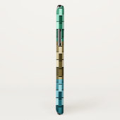 青い黄色の緑のスタイリッシュ抽象芸術 Case-Mate iPhoneケース (裏面/右)