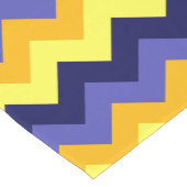 青い黄色の金ゴールド山形の中表ランナー ミディアムテーブルランナー (コーナー)