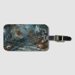 青い黒いはしご ラゲッジタグ