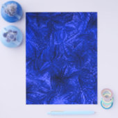 青い005 豊かな深いテクスチャ チラシ (シングル)