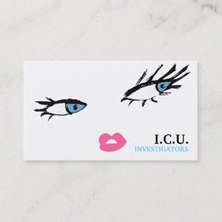 青い311の私立探偵 名刺