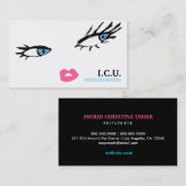 青い311の私立探偵 名刺 (正面/裏面)