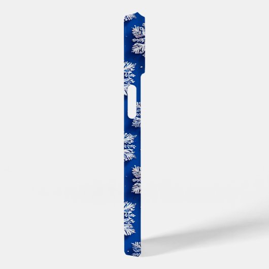 青い3D雪 Case-Mate iPhoneケース (裏面 / 右)
