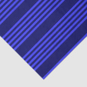 青い5つのストライプパターン 薄葉紙 (詳細)