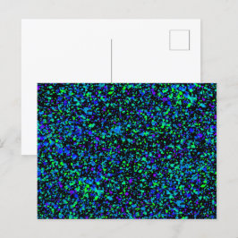 青い（ばちゃばちゃ）跳ねる – はがき