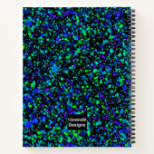 青い（ばちゃばちゃ）跳ねる – ノートブック (裏面)