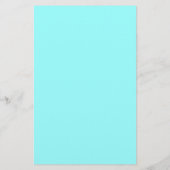 青い/ベニス風のカーニバル夜モノグラムのフルート奏者 便箋 (裏面)