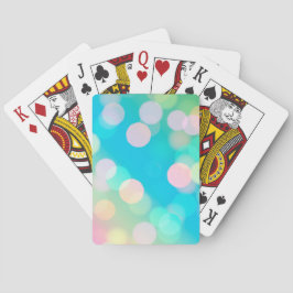 青い《写真》ぼけ味ライトトランプ トランプ