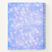 青い《写真》ぼけ味 ノートブック (裏面)