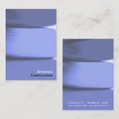 青い 名刺 (正面/裏面)