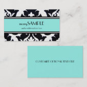 青い 名刺 (正面/裏面)