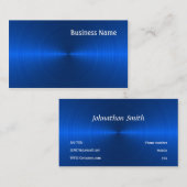 青い 名刺 (正面/裏面)