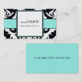 青い 名刺 (正面/裏面)