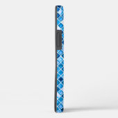 青い「水」モザイクのタイルの色合いケース –  Case-Mate iPhoneケース (裏面 / 右)