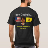 青い、確認されたDead.com Tシャツ (裏面)