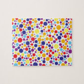 、青い、色盲の誕生日-赤い黄色い、オレンジ ジグソーパズル (横)